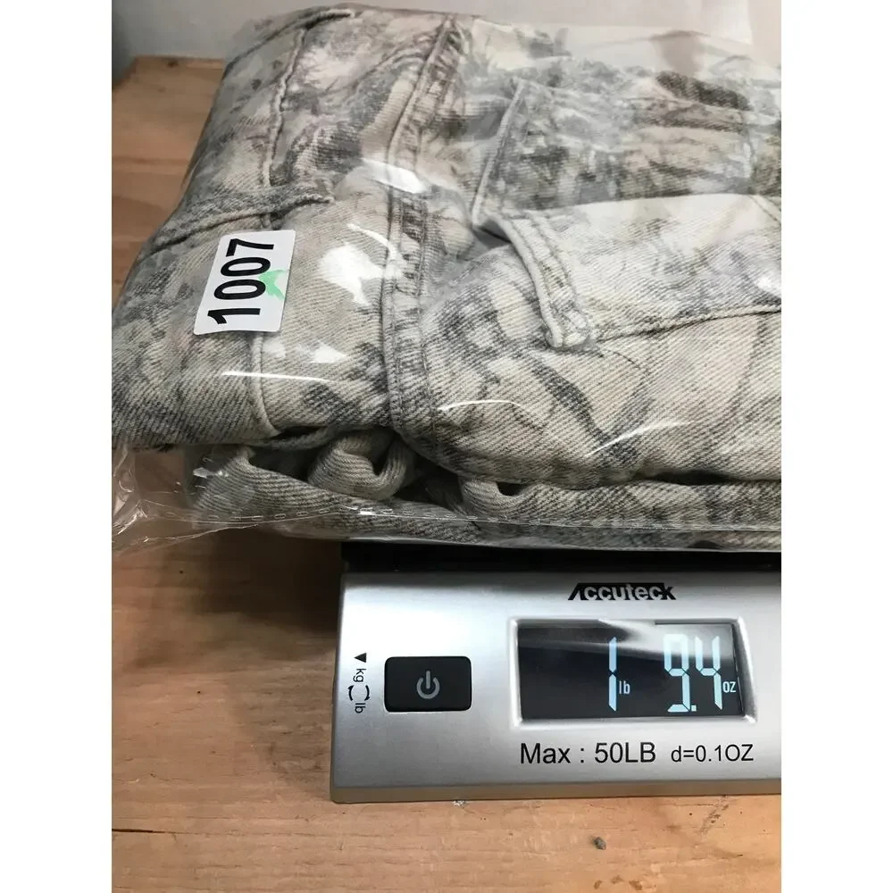 Zara Mens Light Cargo Camo Pants Size 32